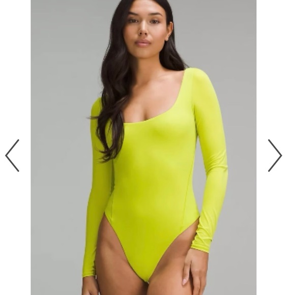 lululemon athletica Tops - Lululemon Square-Neck Bodysuit